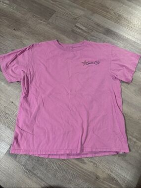 Salt Life Pink Short Sleeve Crewneck Tee